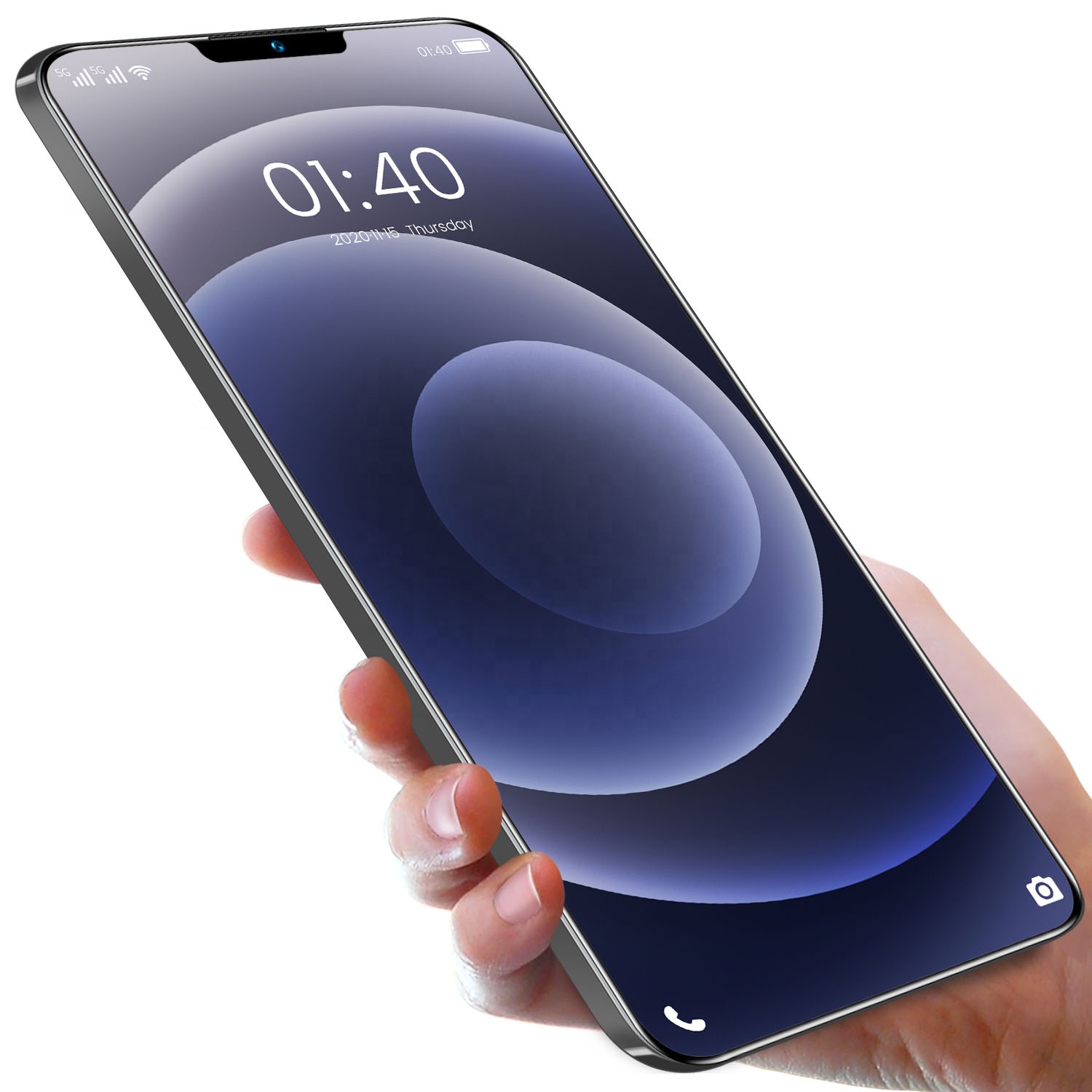 Phone12 Pro Max Mobile Phone 512GB Face Recognition Fingerprint Unlock Cell phone Support Dual Card Dual Standby Smart Phone