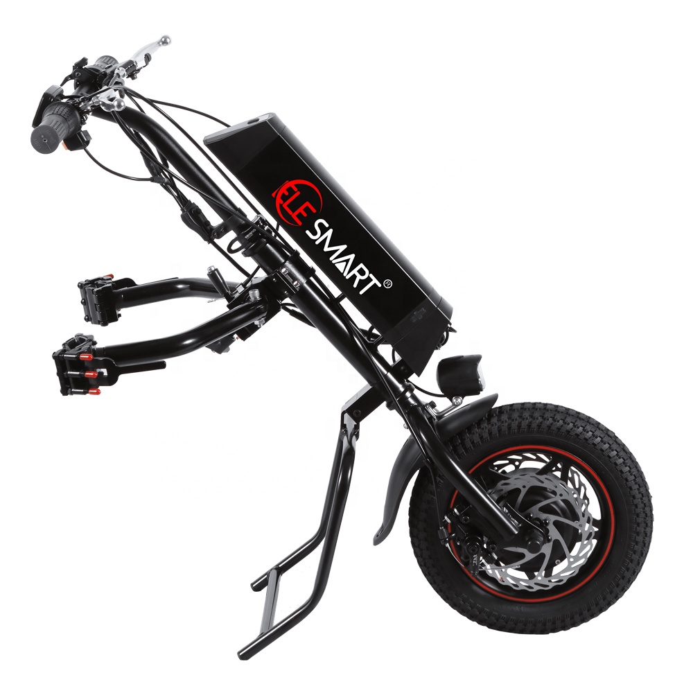 Cnebikes 12 дюймов электрический инвалидный колясок handcycle насадка для е-байка 36В 350 Вт Электрический handbike с 14ah батарея