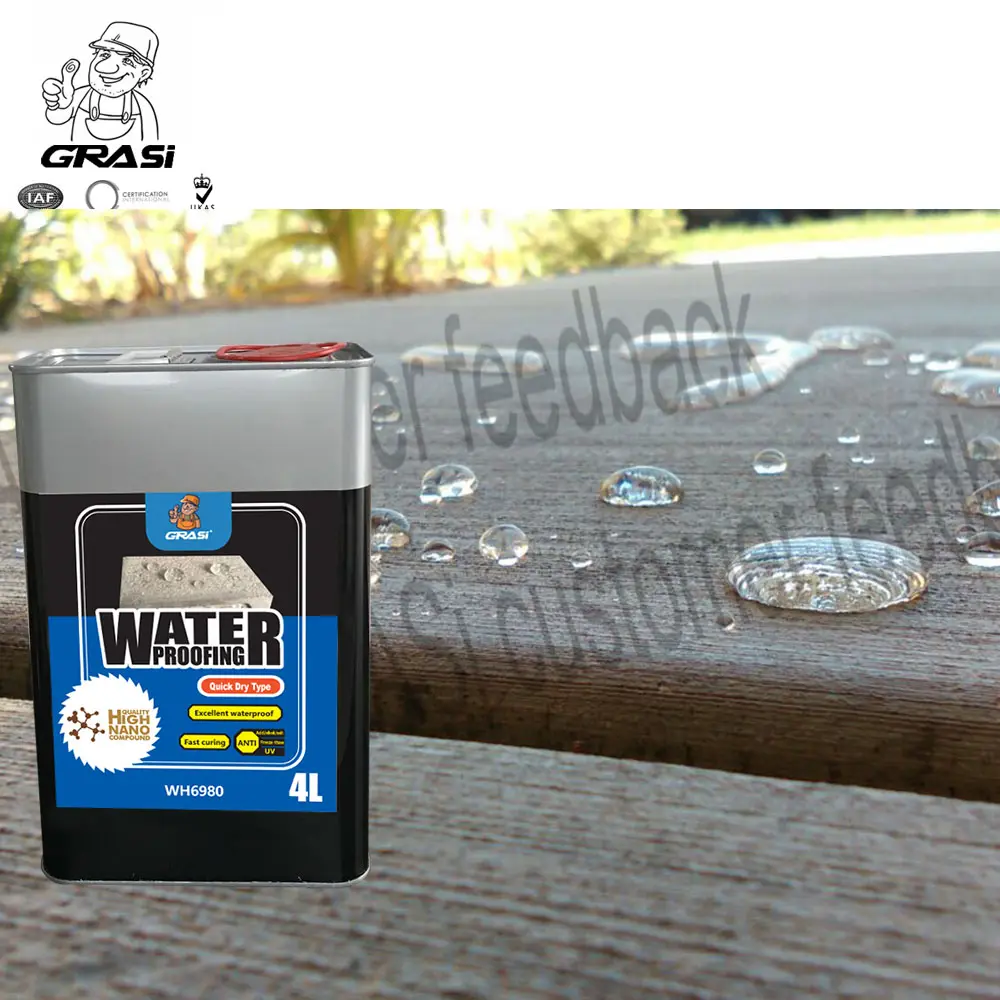 Roof Coating Water proof,Nano Hydrophobic Coating Waterproofing Siloxane Impregnant for Concrete Roof