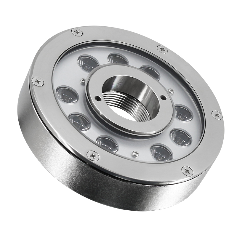 27w DC24V multi color rgbw dmx512/external control underwater led fountain light