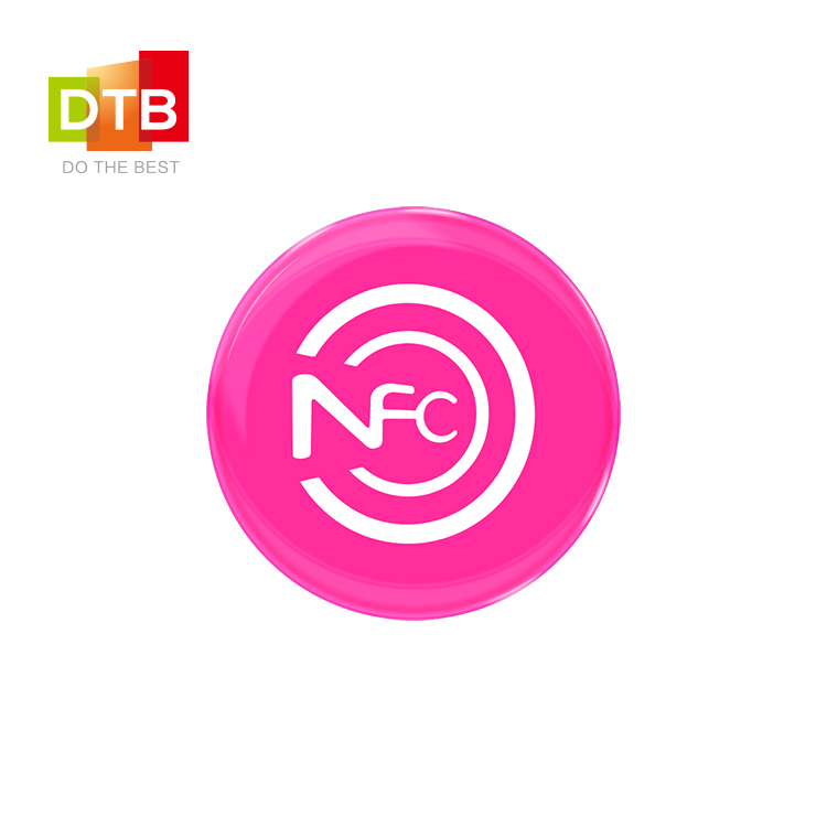 DTB NTAG215 Эпоксидная rfid NFC мобильный телефон тег для социальных сетей