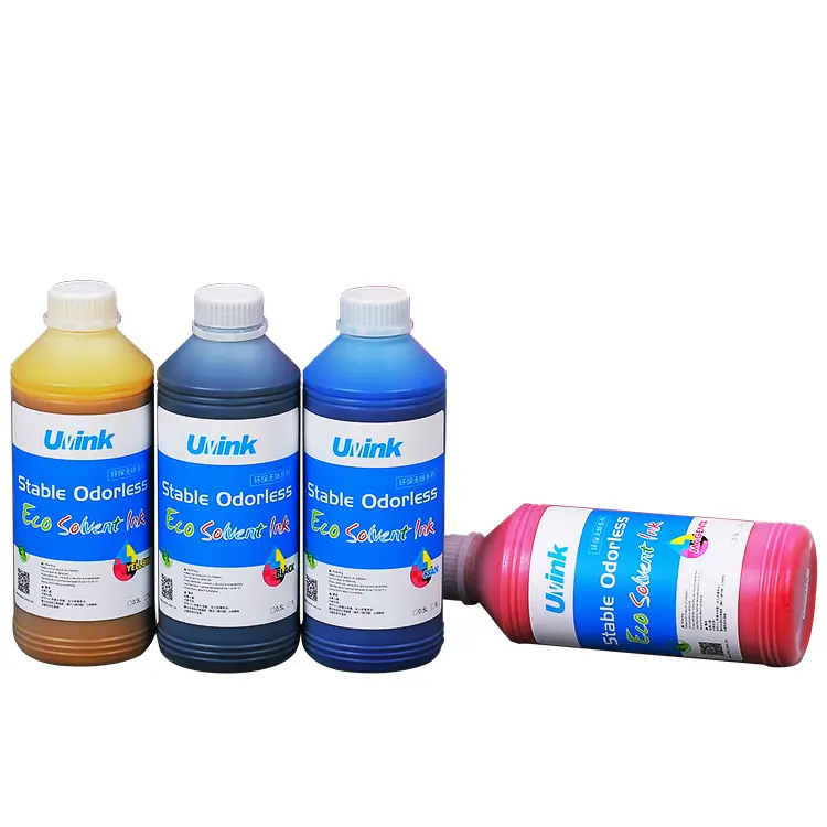 Solvent Ink 6 Colour Eco Solvent Ink 1000ml 6 Colors Eco Solvent Ink For Dx5 Dx4 Dx8 Epson 7720