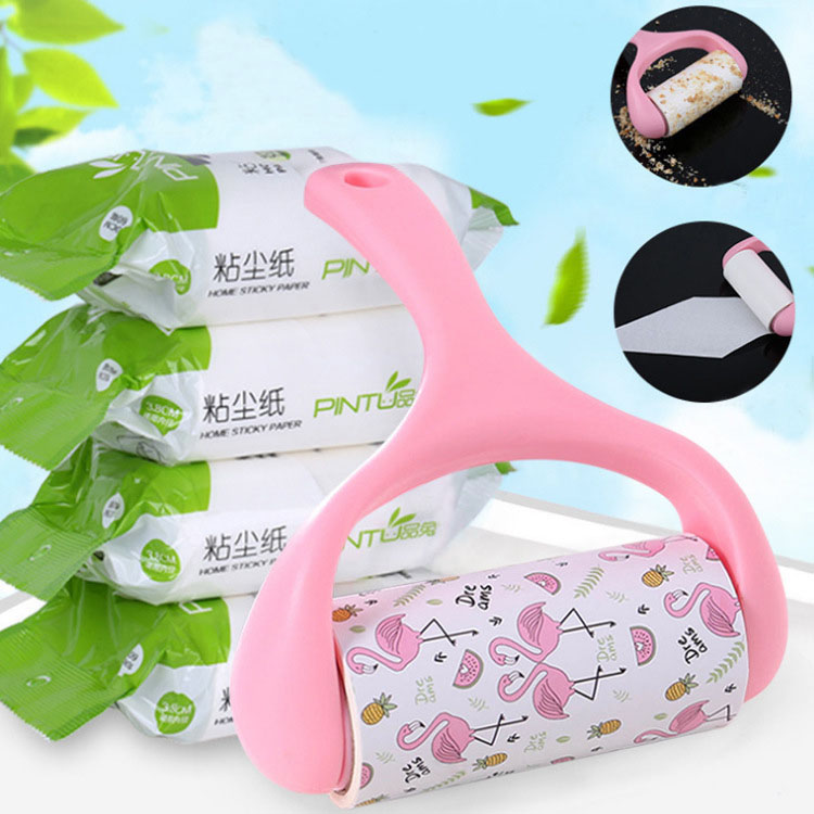 Clothes Coat Sticky Lint Roller Dog Pet Hair Lint Remover Fabric Shaver Remover Mini Cleaning Device Lint Brush