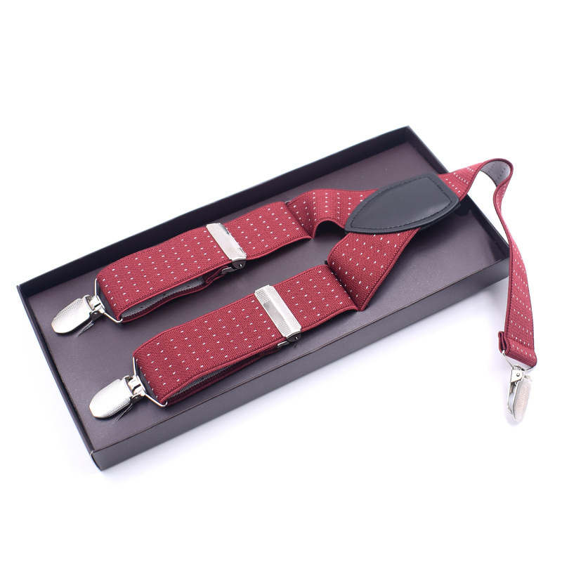 Мужские подтяжки-регулируемый Y Shape Suspender с 3 сверхмощными металлическими зажимами