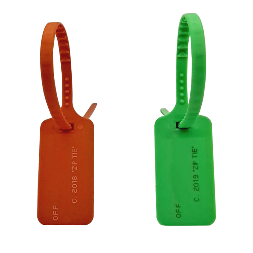 custom logo Nylon Material and metal Self - Locking Type cable tie strap marker tag