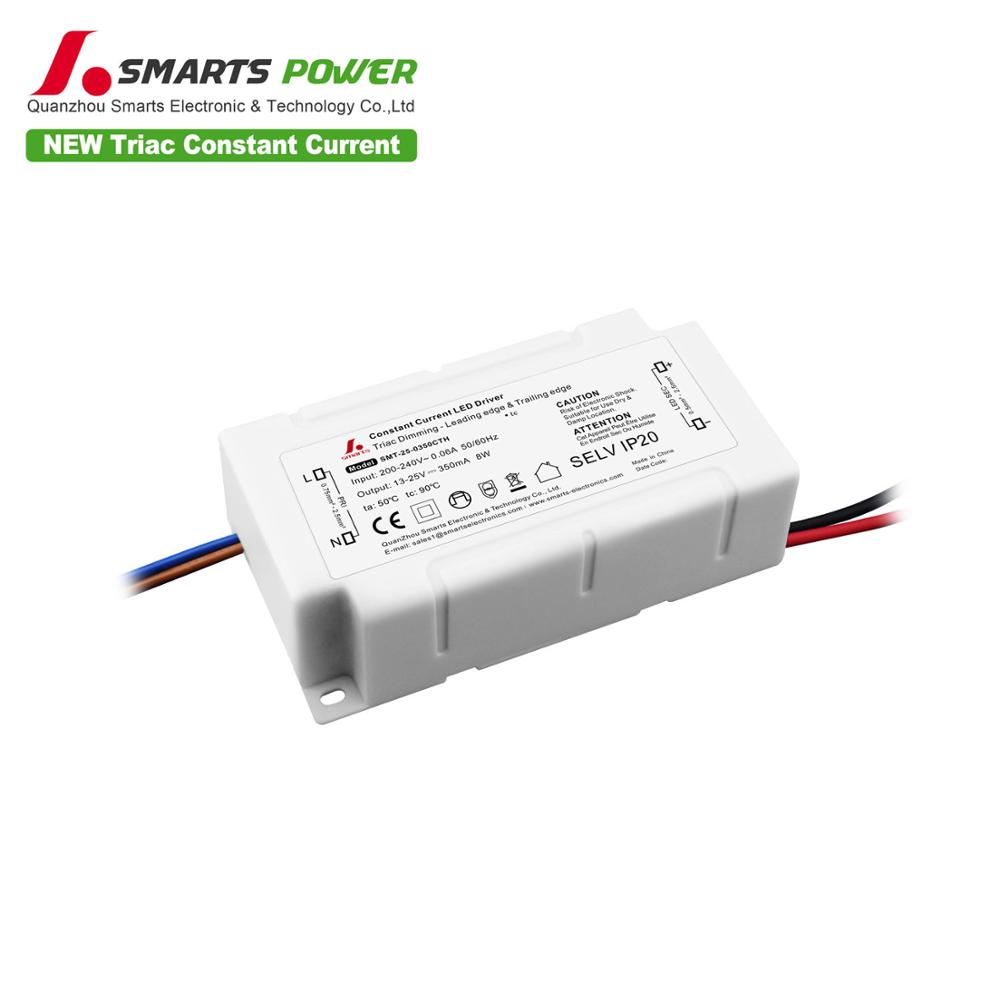 Светодиодный драйвер постоянного тока Triac с регулируемой яркостью без мерцания 280 мА 300 мА 350 мА 8 Вт