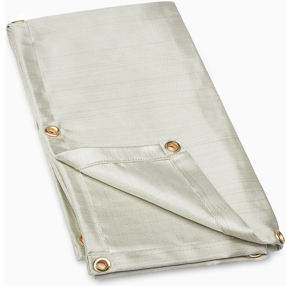 2021 high quality glass spandex fire resistant silicone coated fiberglass fire blanket cloak fireproof cloth