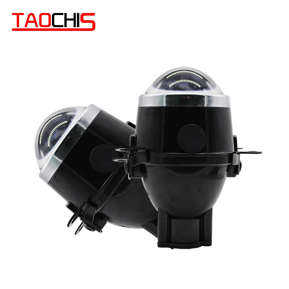 TAOCHIS автомобиля M6 3,0 дюймов Биксеноновая разрядная лампа высокой интенсивности для объектив проектора авто противотуманные фары Hi/короче спереди и длиннее сзади) луч Универсальный туман светильник СИД фары для модернизации H11 лампы