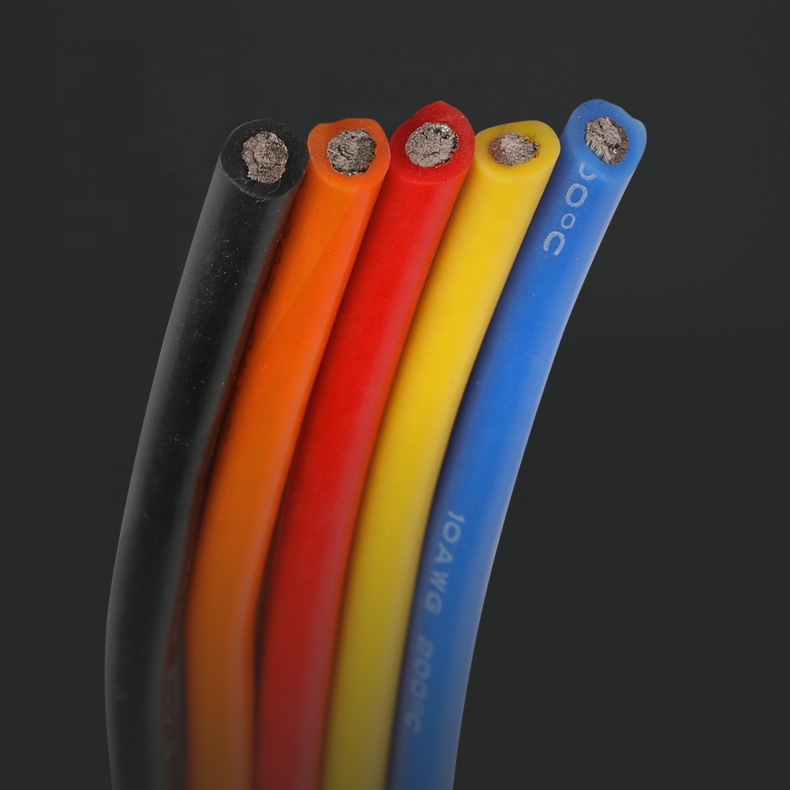 Супермягкая силиконовая проволока 16awg 252/0.08TS 200 градусов силиконовая изоляция луженая медная проволока