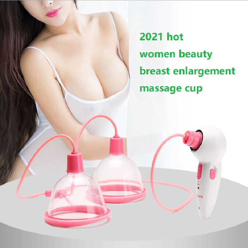 Electric Breast Massage Enhancement Instrument Breast Enhancer Chest Vacuum Enlargement Vibration Breast Massager