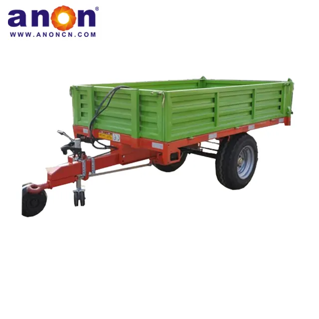 ANON hydraulic Dump farm tipping trailers for tractor