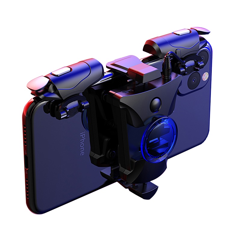 JS30 mobile controller joystisk for pubg free fire 16 Shots per second auto high frequency click best capacitance trigger COD