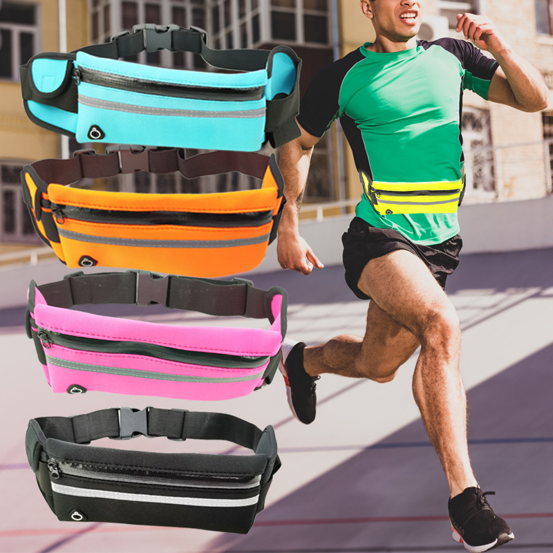 Dropshipping Factory Price Reflective Polyester Women Waist Bag Fanny Pack Sport Waist Bag For Women