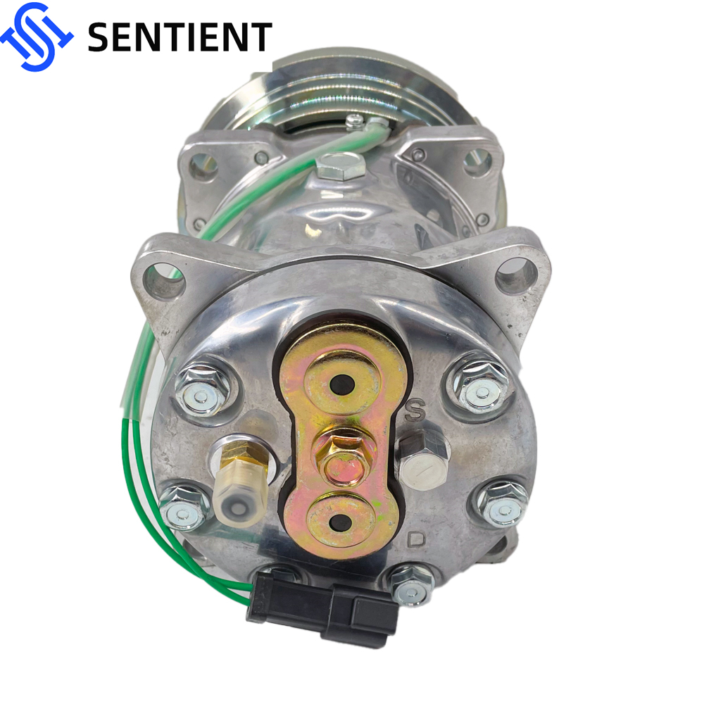 7H15 24V A1 138mm Air Conditioning Compressor For Caterpillar SD-4656 1065122/3E1909/MEI5312/8T8816 /4479/4640 ST180102