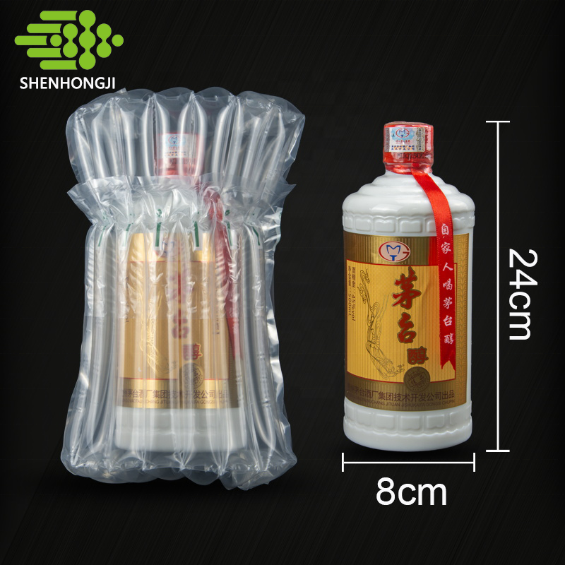 Air Column Bag Protective Package Inflatable Wrap Pack Bubble Bag for wine bottle