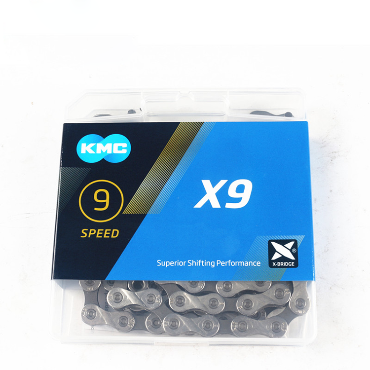 MTB Bike Parts Original Box X9 116 Links KMC 9 Speed Bicycle Chain