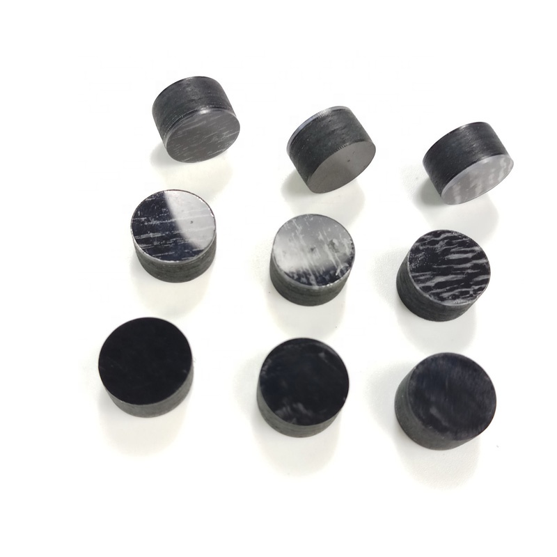 xmlivet 13mm black with transparent cushion 8layers imported pigskin leather Billiards Pool cue tips in SS/S/M/H can Customize
