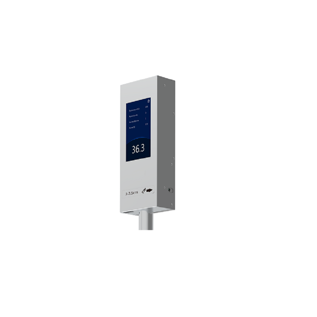 Wrist Temperature Measurement Height Adjustable Custom Thermal Scanner Floor Stand