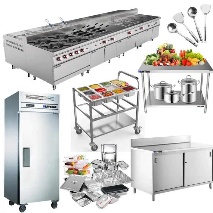 Heavybao Stainless Steel Commercial Kitchen Equipment Catering Equipment Hotel Restaurant Supplies Kitchenware