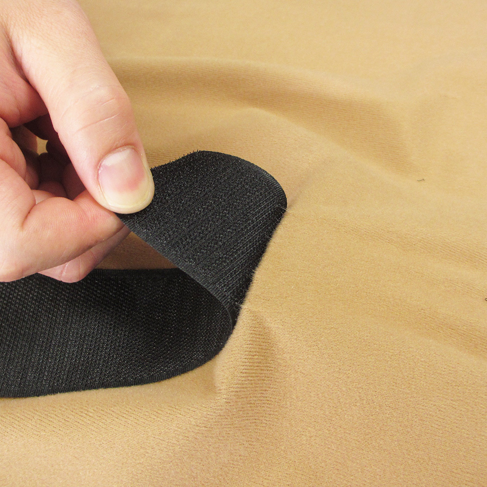 Unbroken loop fabric back side with brushed china bonding fabric for home textile garment accessories
