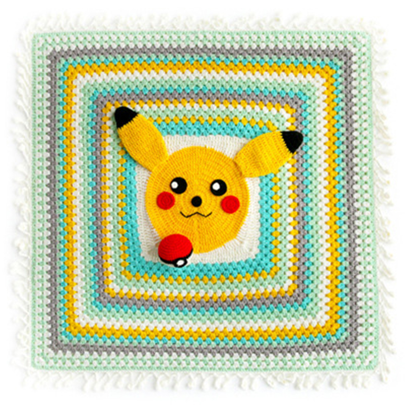 Proper Price Portable Modern Sofa Acrylic Melange Yarn Knitted Blanket