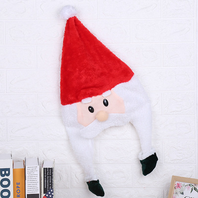 B086 2021 New Christmas hat party dress up clown hat Christmas Santa Hats for Crafts
