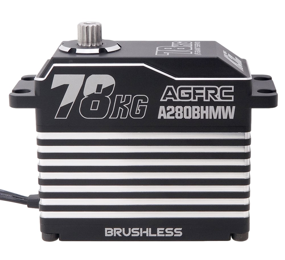 AGFrc 8,4 в A280BHMW 78 кг супер крутящий момент 0.82Sec 2S стальная шестерня бесщеточный 1/5 гигантский сервопривод для 1/5 RC грузовик/внедорожник