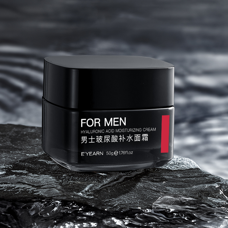 PRIVATE LABEL Men's Hyaluronic Acid Moisturizing Face Cream Anti-Aging & Anti-Wrinkle Vitamin C Acne Repair Dry Skin Adult Use