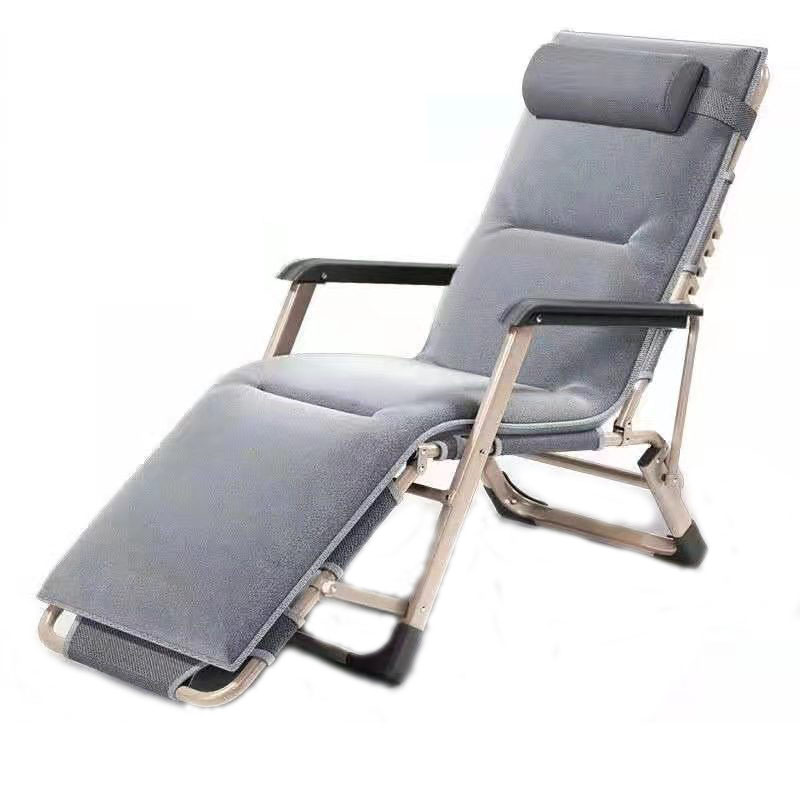 Folding chair Single nap office cot recliner sofa dual purpose home portable nap bed folding chair