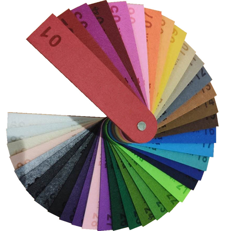 Colorful 100% polyester felt non woven fabric felt material 1/2/3/4/5 mm thickness made for grow bags felt crafts