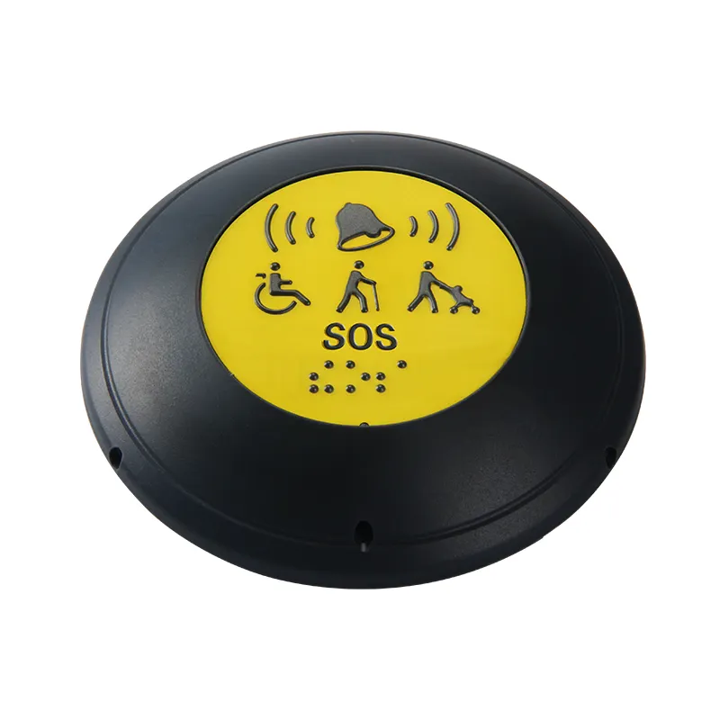 Braille Disabled Blind Women Patient Elderly SOS Alarm Emergency Wireless Call Button