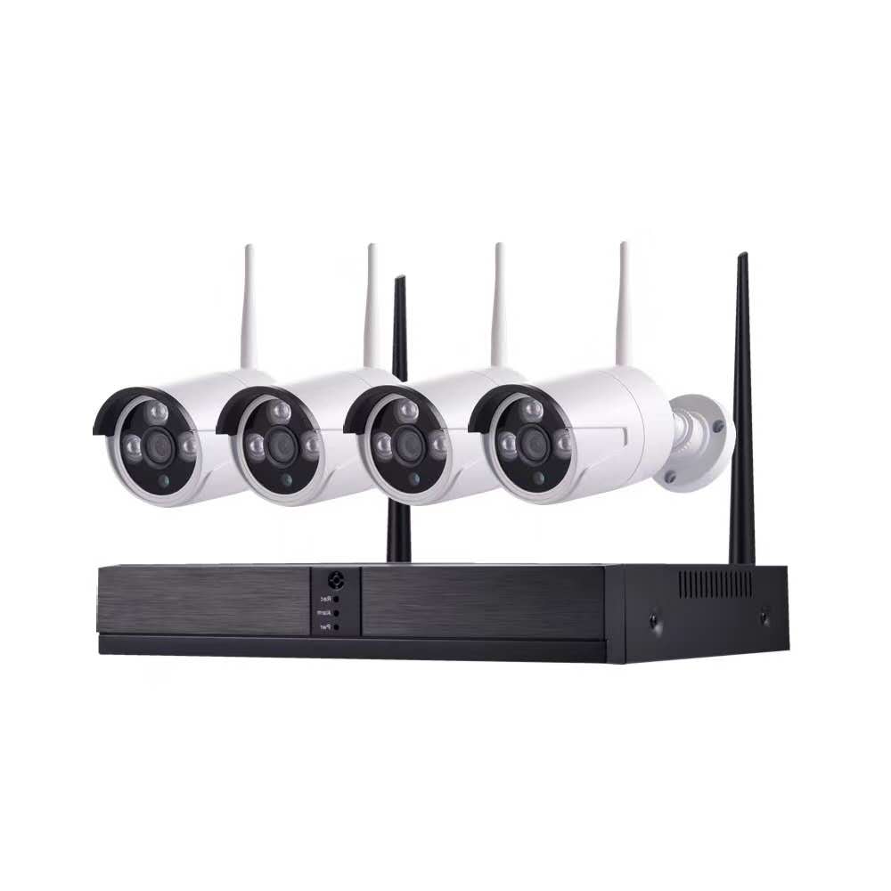 4CH CCTV камера системы комплект H.265 Wifi Беспроводная IP камера 2MP ИК наружная Водонепроницаемая домашняя CCTV видео наблюдение NVR комплект