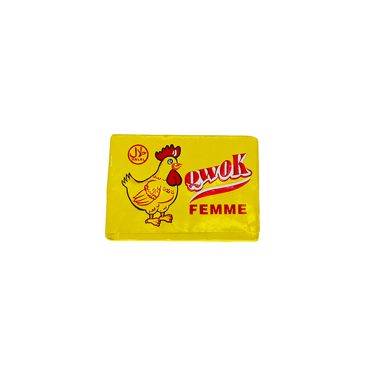 QWOK Chicken flavor Bouillon Cube 6 Tablets seasoning cube for quick cooking with good price Cube d'assaisonnement au poulet