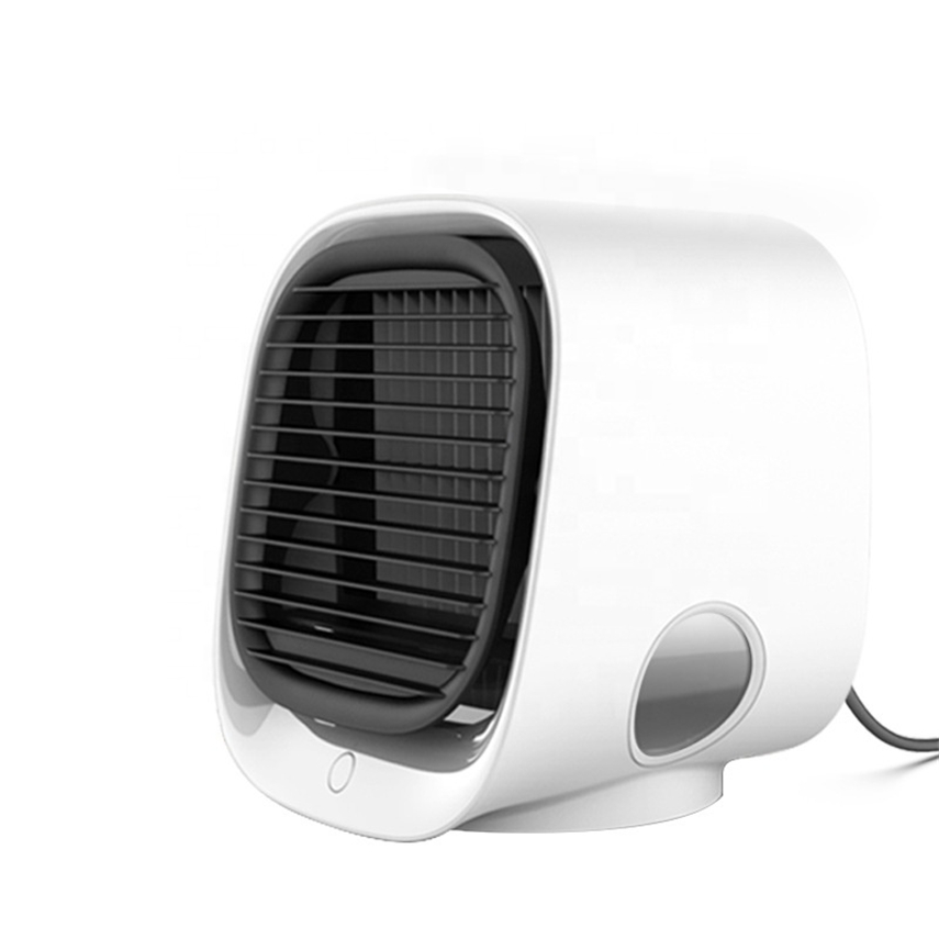 2020 Summer Desktop Mini Portable Quiet Air Cooler Humidifier Fan Air Conditioner Portable