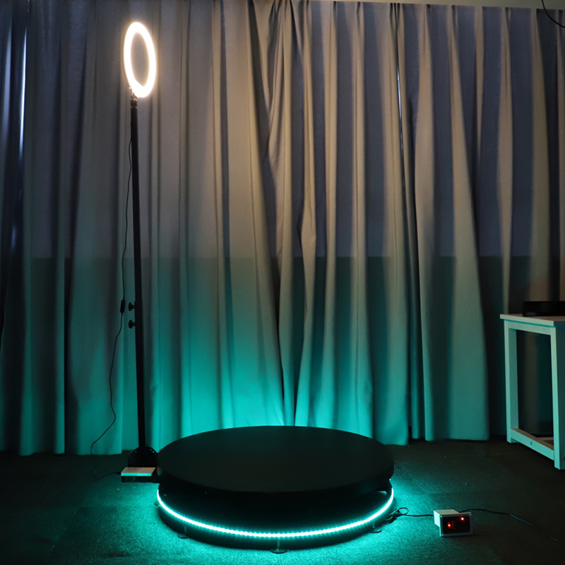 360 Degree small size 100cm Slow Motion Rotating Magic 360 Photo Booth Photobooth move around
