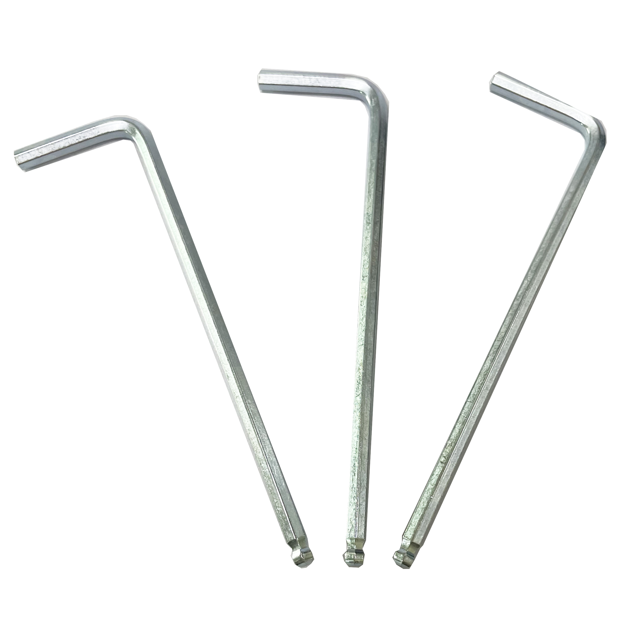 Steel Allen Key Blue Zinc m4 with Ball End