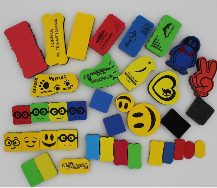 China factory directly supply custom magnetic whiteboard eraser