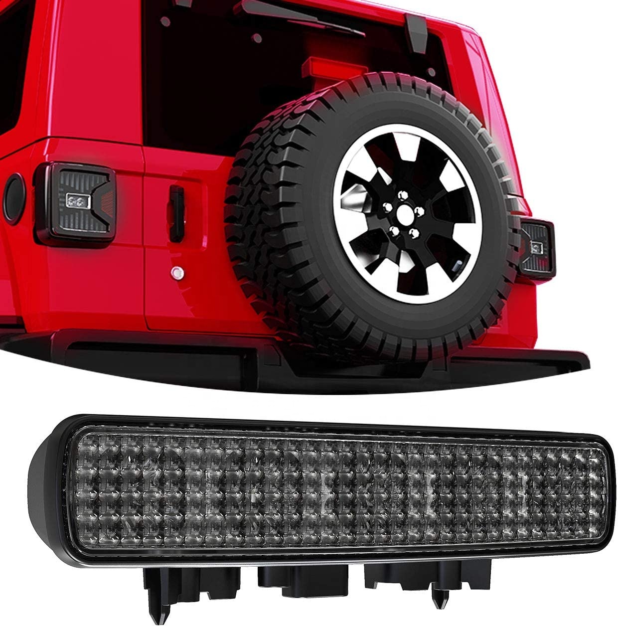 Для Jeep wrangler JL 3-й стоп-сигнал светодиодный JL задний фонарь стоп-сигнал совместимый с 2018-2020 Jeep Wrangler JL RUBICON/SAHARA