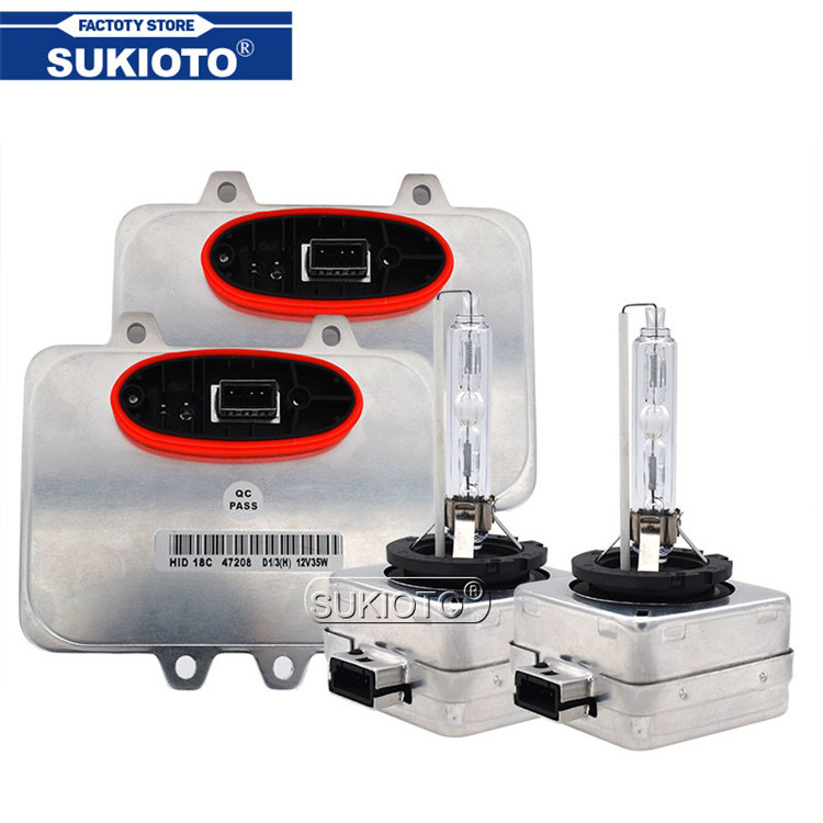 SUKIOTO 5DV 009 000-00 5DV009000-00 OEM Ballast Replacement For D1R D1S HID Xenon Headlight Kit 35W 55W 4300K-8000K Auto Lamp