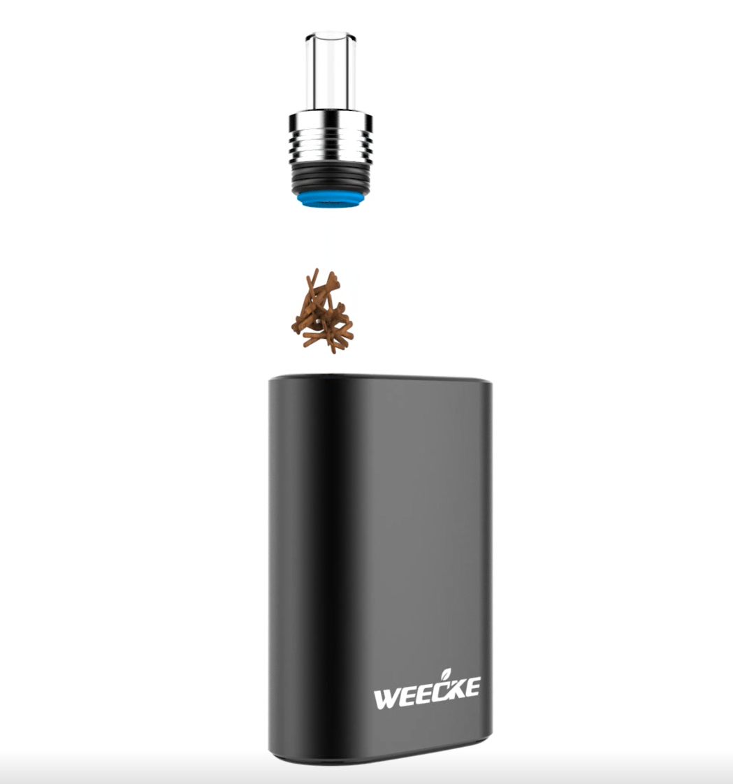 Беспроводная Быстрая зарядка Weecke Mini C Vapor для сухого травяного цветка vape