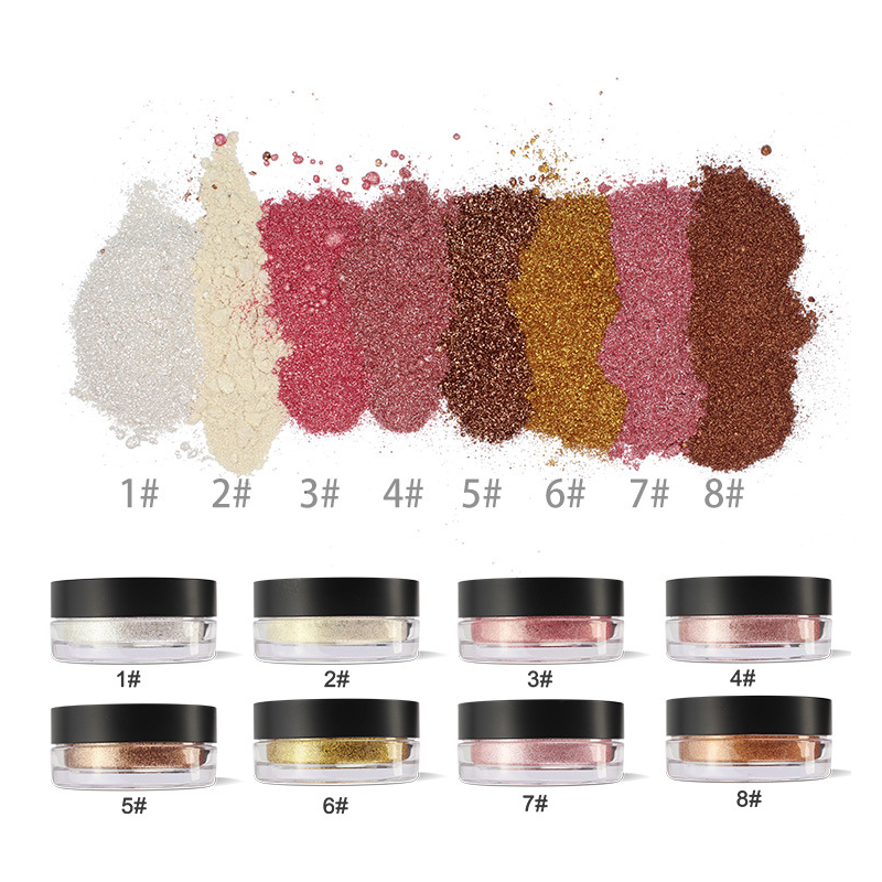 2019 New bronzer loose хайлайтер Макияж private label палитра pen power face highlights 8 цветов