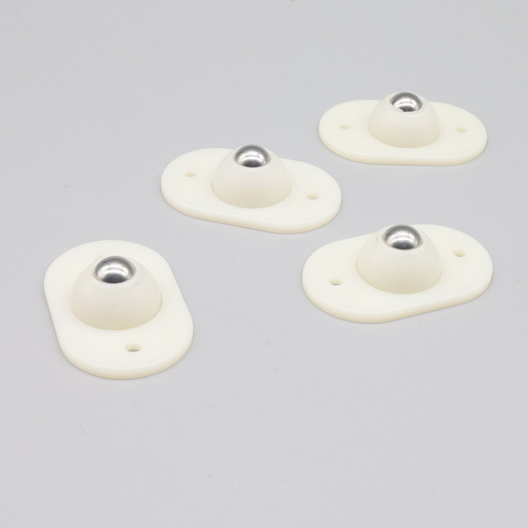 Household Stocked 4 pcs set Multi-functional plastic heavy duty adhesive caster for Storage container & trash bins
