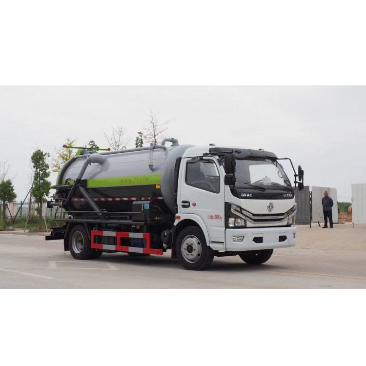 Небольшой Dongfeng использованный вакуумный грузовик для всасывания сточных вод, автоцистерны для продажи
