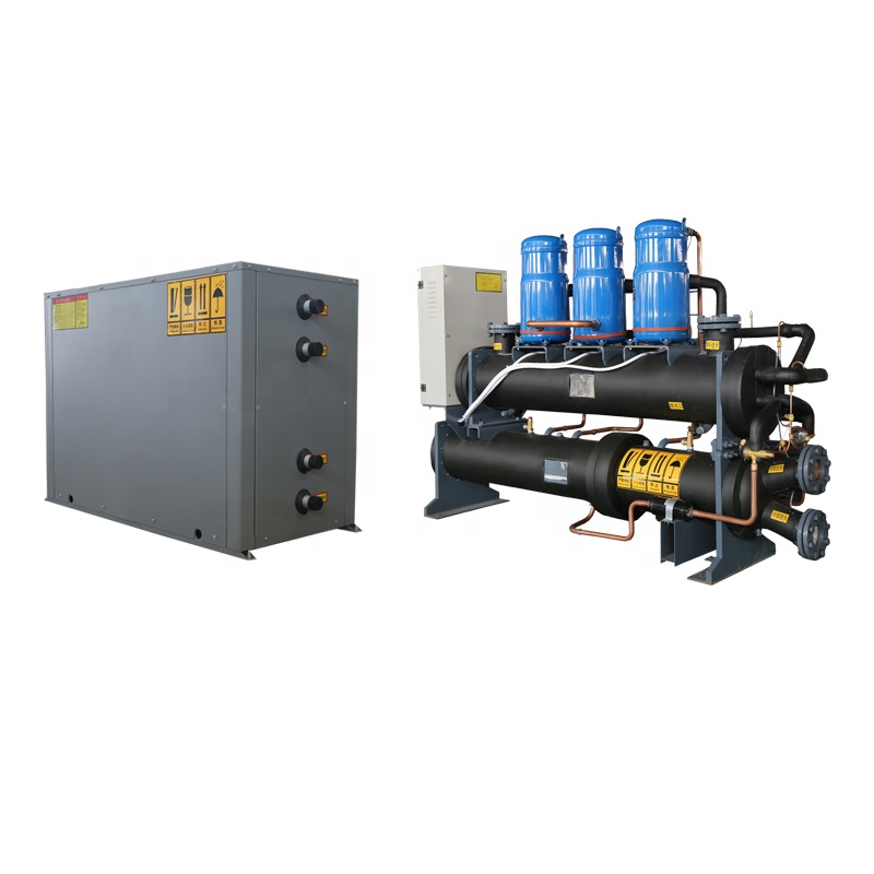 low price 20kw to 300kw heating and cooling mini geothermal ground source heat pump system