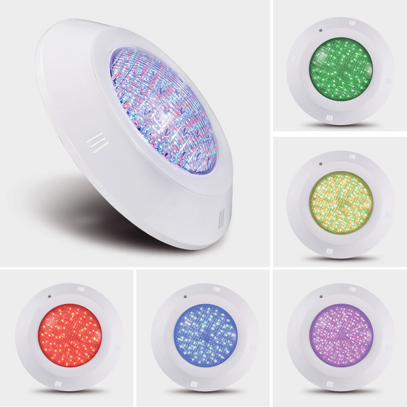 25 Вт RGB 120 Угол луча 12 напряжения бассейн светодиодные огни с 4 проводами внешнее управление
