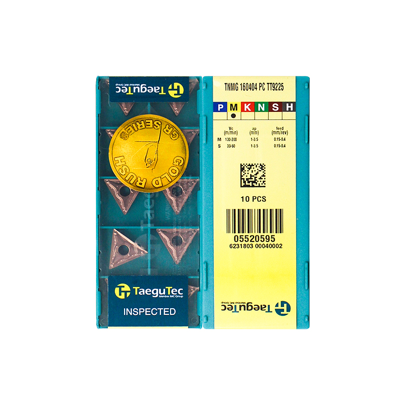 TNMG160404-PC TT9225 100% оригинальная Корейская карбидная вставка с лучшим качеством 10 шт./лот