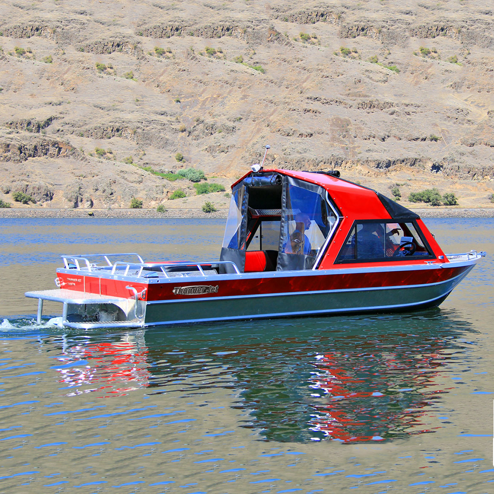 20 ft Red Well Craft алюминиевая Водоструйная рыболовная лодка с двигателем для продажи