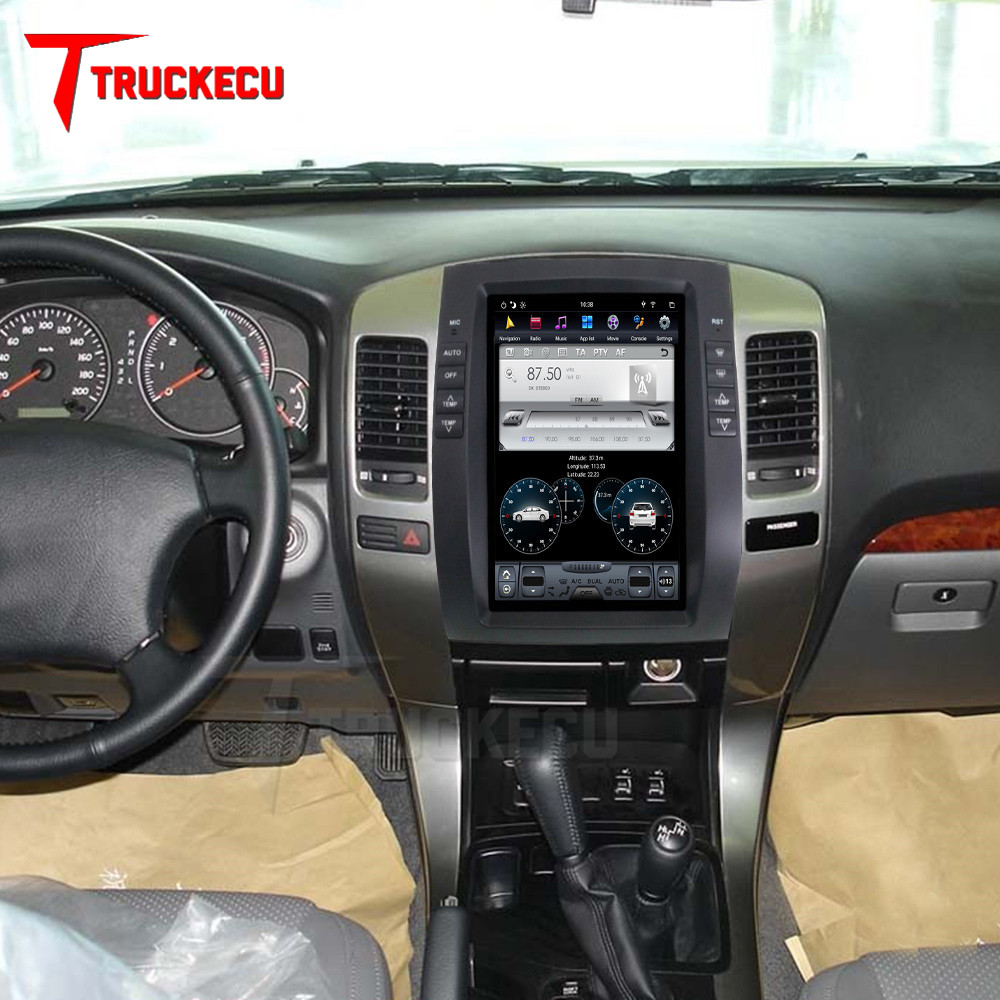 PX6 4 Гб ОЗУ Android 9,0 Автомобильный GPS-навигатор для Toyota Land Cruiser Prado 120/Lexus GX470 головное устройство мультимедийное радио магнитофон