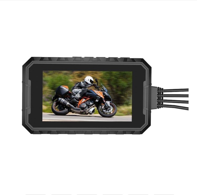 3inch 1080P HD Motorcycle Camera DVR Night Vision Motorcycle Driving Recorder with IP67 Waterproof Front Rear Dual Lense