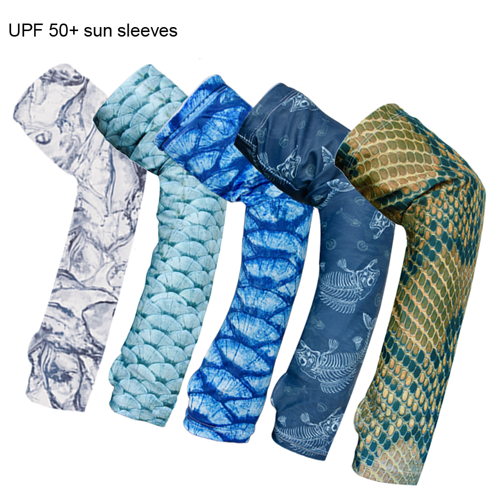 Камуфляжная эластичная грелка для рук UPF 50 +, защита от солнца, для мужчин и женщин, рукава для рыбалки, 11B-2172 (B07), разные цвета